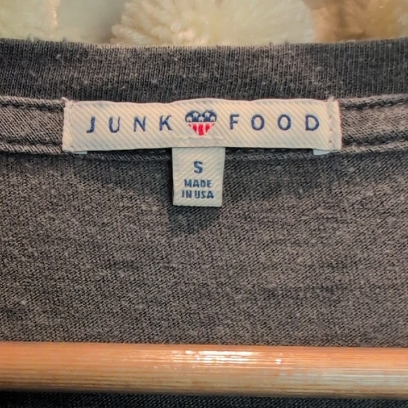 Junk Food Gray Graphic Tee - Picture 3 of 9